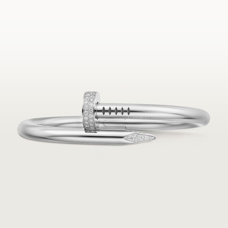Cartier Juste un Clou bracelet, large model, diamonds - Image 5